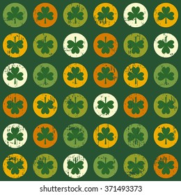Seamless clover background. Can be used for St. Patrick's Day
