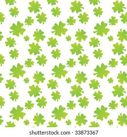 Seamless clover leaf fabric textures