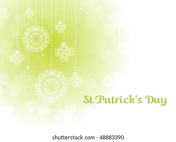 seamless clover pattern background for patrick day