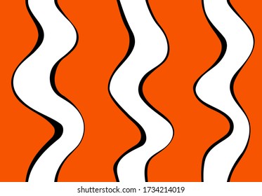 Seamless clownfish texture and pattern, vector