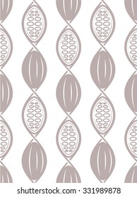 Seamless cocoa dna helix pattern