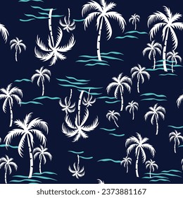 seamless coconut design on background