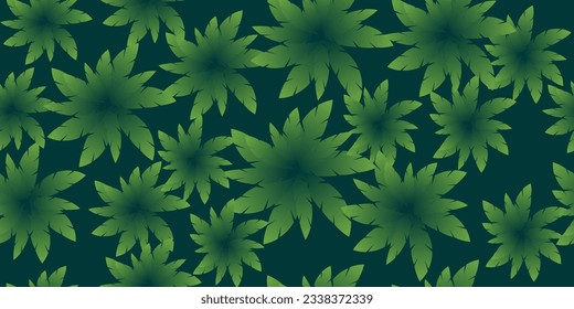 fondo transparente de hoja de coco eps 10