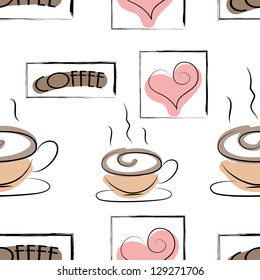 seamless coffee background