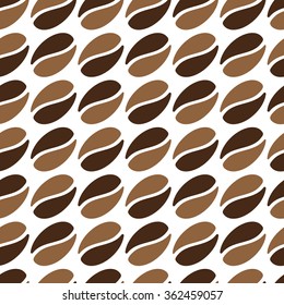 seamless coffee beans background