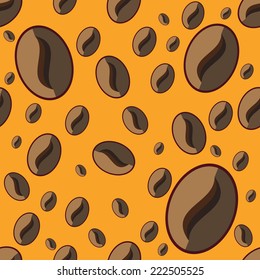 Seamless coffee experience pattern background