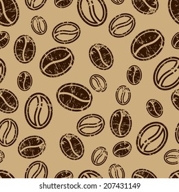 seamless coffee pattern