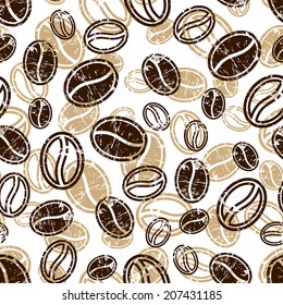 seamless coffee pattern