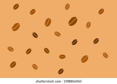 Seamless coffee pattern. Background template. Vector illustration