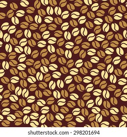 Seamless coffee pattern. Coffee pattern for Wallpaper or corporate identity. Creative coffee seamless pattern.