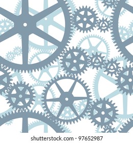 Seamless cogwheels pattern