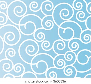 seamless coil pattern background vector