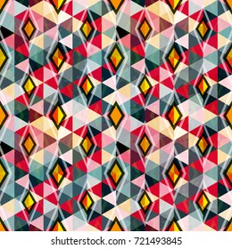 seamless color abstract geometric background for your design