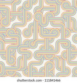 Seamless color abstract pattern. Vector illustration