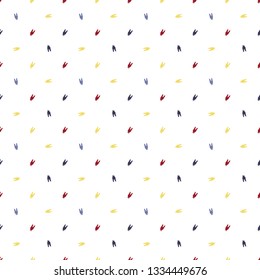 Seamless color bright dogtooth vector pattern. Vintage fashion textile background.Graphic classic texture