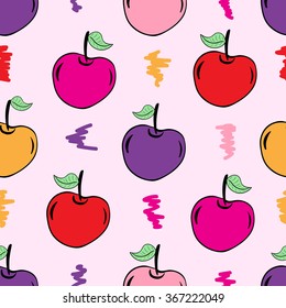 Seamless color cherries