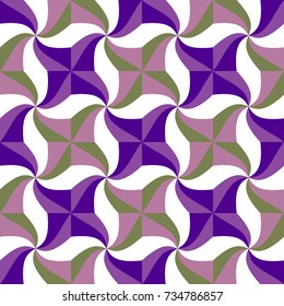 Seamless color geometric pattern. Textured background. Vector art.