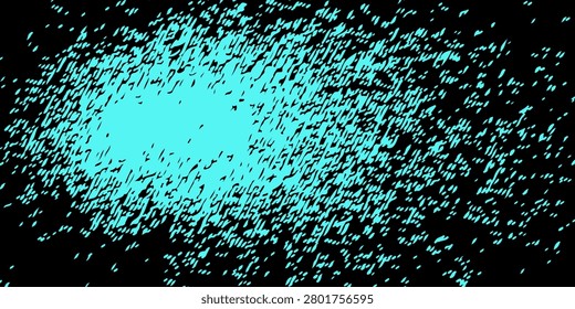 Seamless color grunge turquoise background. Halftone elements. Texture of spots, stains, ink, dots, scratches. Vintage damaged cyan design backdrop. Abstract square aged green wall