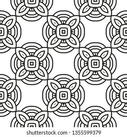 Seamless Color Modern Pattern. Art-Deco Geometric Background. Graphic Design. Vector Illustration