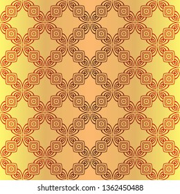 Seamless Color Modern Pattern. Art-Deco Geometric Background. Graphic Design. Vector Illustration