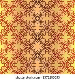 Seamless Color Modern Pattern. Art-Deco Geometric Background. Graphic Design. Vector Illustration