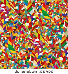 Seamless color mosaic pattern