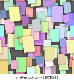 seamless color paper  note background, vector