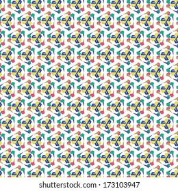 Seamless color pattern background, Vector illustration. 
