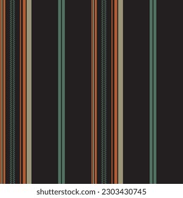 Seamless color pattern Boho shirt striped. Design for fashion textiles and graphics. Vertical stripe background. Modern wallpaper. Vector.
