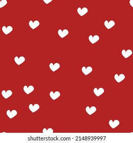 Patrón de color sin brillo con corazones. Ilustración vectorial de vacaciones de plantilla. Diseño para tarjetas, postales, afiches, impresos, banner. Caricatura de corazones coloridos sobre fondo blanco.