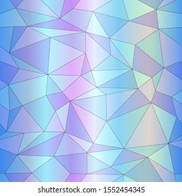 Seamless color pattern as rainbow glass. Mosaic background.