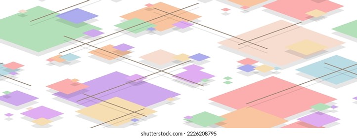 Seamless color pattern of squares and lines. Vector for textiles, wrappers, textures, poster covers, banners, posters and creative creative ideas.