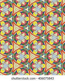 seamless color pattern of stained glass