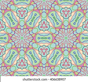 seamless color pattern of stained glass