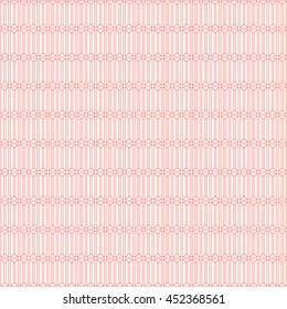 Seamless color pattern with symmetric geometric ornament. Abstract rectangles background. Grill wallpaper. Vector illustration