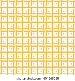 Seamless color pattern with symmetric geometric ornament. Regular tiled ornament. Background for greeting card, presentation, card, flyer and brochure. Vector illustration.
