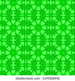 Seamless color pattern from a variety of geometric shapes and lines.
