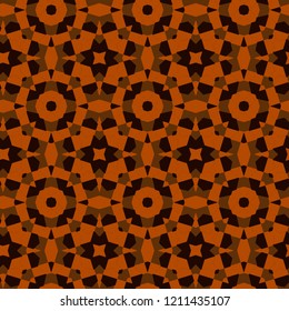 Seamless color pattern from a variety of geometric shapes.