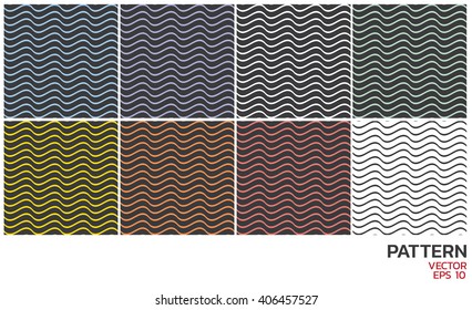 Seamless color polka geometric pattern.