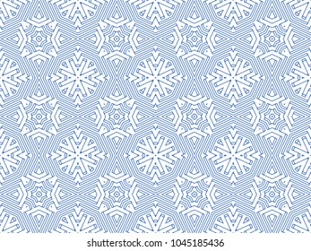 Seamless Color Retro Pattern Background. Vector Guilloche Ornament. Abstract Wallpaper