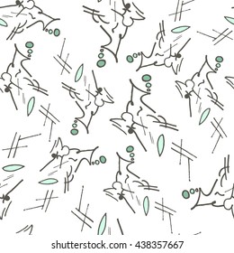 Seamless color splash pattern. Vector illustration