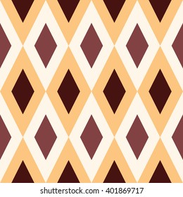 Seamless color vector geometric pattern