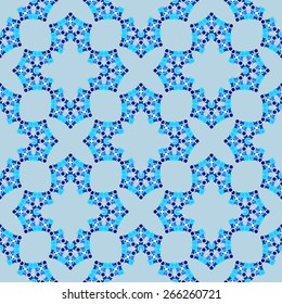 seamless colored abstract art pattern