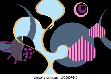Seamless colored abstract background.Vector background.