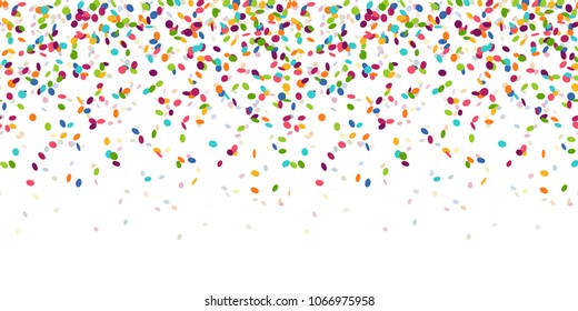 seamless colored confetti background for party or festival usage