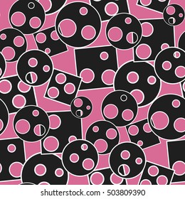 Seamless colored decorative geometric pattern. Vector illustration