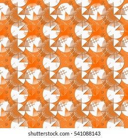 Seamless colored decorative geometric pattern. Vector illustration
