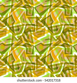Seamless colored decorative geometric pattern. Vector illustration
