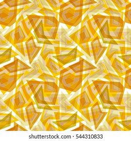 Seamless colored decorative geometric pattern. Vector illustration