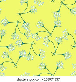 seamless colored floral background